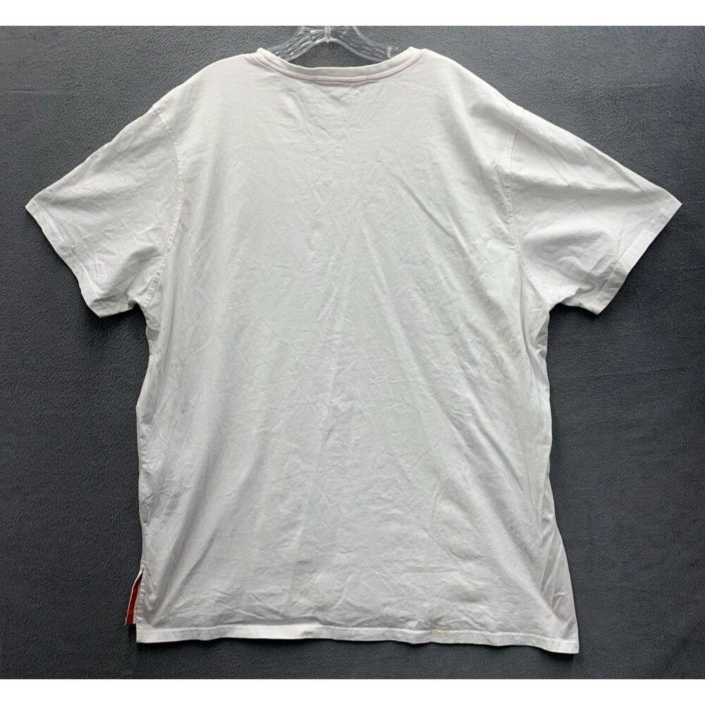 Hudson Outerwear Mens Designer Shirt Gem Stones Ferrai White Short Sleeve Sz 4X - Picture 4 of 14